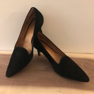 Indigo by Clarks, size 8.5 black, suede pumps